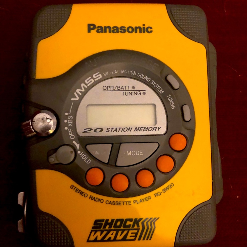 Panasonic Shock Wave Cassette Player Radio